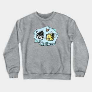 Funny angular Boxfishes Crewneck Sweatshirt